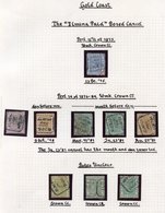 1870's-90's Small Range Of Elmina Cancellations On Loose Adhesives With Vals To 6d, Comprising Boxed D/stamp (12 Items, - Other & Unclassified