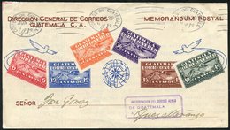 1930-69 Range Of Cacheted First Flight Covers (7) Incl. 1930 June 29th CNA Guatemala City - Quezaltenango Postal Memoran - Other & Unclassified