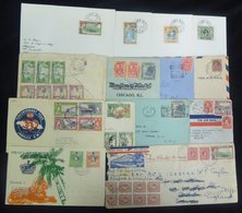 1880's-1980's Covers Or Cards (approx 170) The Majority Pre-1955, Mainly Commercial But A Few FDC's & KGVI High Values O - Other & Unclassified