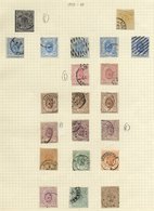 1859-63 Imperf 2c, 4c, 10c (5), 12½c (2), 25c (3), 30c, 37½c & 40c (2) All U, Also Imperf 4c Green, 10c Mauve & Another - Other & Unclassified
