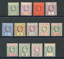 1902-03 CCA Set Complete M Incl. Extra 50c Shade ($1 & $5 Some Gum Tones). Scarce Set. SG.110/121. (13) Cat. £420 - Other & Unclassified