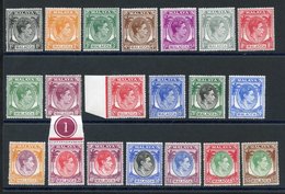 MALACCA 1949 MSCA Defin Set UM, SG.3/17. (20) Cat. £150 - Other & Unclassified