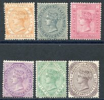 1879-80 CCC 4c, 13c, 17c, 38c, 50c & 2r.50 (crease), All M Or O.g, From SG.93/100. Cat. £600 - Other & Unclassified