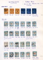 1870-1951 Postage Due Collection Of Mainly FU On Leaves (125 Different) Identified And 55 Duplicates. Cat. SG Benelux @ - Other & Unclassified