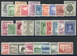 1933 Humphrey Gilbert Set, M (20c Creased), SG.236/249, 1941-44 Pictorial Set M, SG.276/289. (28) Cat. £160 - Other & Unclassified
