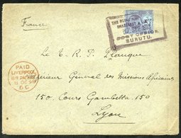 1898 (17 Sep) Envelope To France Bearing GB 2½d Purple On Blue, Tied By Mainly Complete Strike In Black  'THE ROYAL NIGE - Other & Unclassified