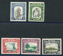 1939 Colour Samples Of Five Values 3c, 4c, 12c, 20c & 50c Each Punched & Overprinted 'SPECIMEN/WATERLOW & SONS LTD' All - Otros & Sin Clasificación
