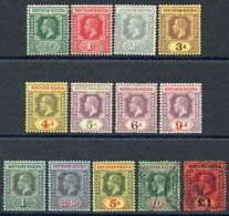 1912 MCCA Set To 5s M, 10s & £1 VFU, SG.40/52. (13) Cat. £220 - Other & Unclassified