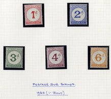 1937-49 Chiefly M KGVI Collection On Leaves Comprising 1907 Coronation M & FU Sets, 1938-44 Defins Set M (some Usual Ton - Other & Unclassified