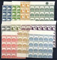 1927-45 MSCA 2m, 3m, 5m, 6m, 10m & 20m, Each Top Marginal UM Block Of 25 (the 6m & 20m Being A Plate Block), From SG.90/ - Other & Unclassified
