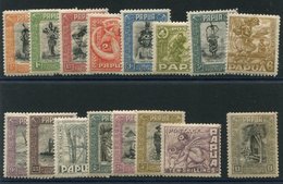 1932-40 Pictorial Defin Set, M (10s Tone Spots), SG.130/145. (16) Cat. £550 - Other & Unclassified