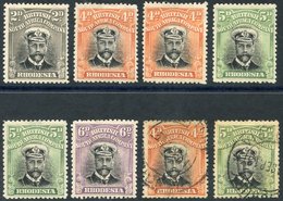 1913-22 Admirals Die I Perf 14, Vals Comprising 2d, 4d (2), 5d (2), 6d M & 4d, 5d U. Cat. £370 - Other & Unclassified