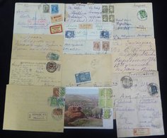 1920's Issues On Cover Incl. A Good Variety Of Registered Items (10), Postcards Etc. Also A Bundle Of Ukraine Provisiona - Other & Unclassified
