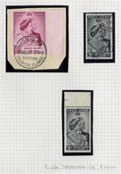 1937-49 KGVI Collection On Leaves From 1937 Coronation Set FU, 1939 Defin Set VFU, 1948 Wedding Set VFU (10s Superb U On - Other & Unclassified