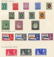 1903 2½a To 1r M, SG.18/21, KEVII ½a To 8a M SG. 25/30, 1905 MCCA Set M, SG.45/53, 1921 MSCA Set M, SG.73/85, 1935 Jubil - Other & Unclassified