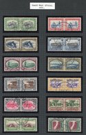 1931 Pictorial Defin Set, VFU + Airs, VFU (SG.74/87), Plus First Flight Cover Windhoek - Broken Hill, Franked Air Pairs. - Other & Unclassified