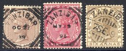 1876 12a Venetian Red, Cancelled By A VF Nearly Complete Z5 Squared Circle Dated OC.23.89' (SG.Z61), 1892-90 9p Aniline - Other & Unclassified