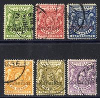 1896 B.E.A Optd Set, VFU, SG.41/6. (6) Cat. £225 - Other & Unclassified