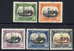 1908-09 20r, 40r, 50r, 100r & 200r, Each Optd SPECIMEN, Fine & Fresh, SG.240s, 242s/245s. (5) Cat. £875 - Other & Unclassified