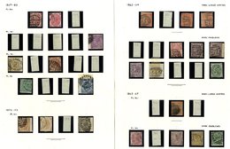 1840-1970 Collection Of M & U Housed In A Ring 22 Album From 1840 1d (3) - Two With Four Margins, 1840 2d (3) - One With - Otros & Sin Clasificación