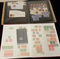 QV-QEII Miscellaneous Ranges In Two Stock Books From 1841 1d Reds (125), Very Mixed Condition, Perf Line Engraved Incl. - Other & Unclassified