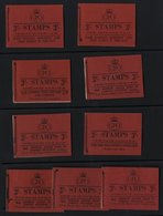 1958-65 St. Edwards Crown 3s Wilding Booklets, SG.M1, M2, M4, M5, M6, M7, M8, M9, M9a, VF. (11) Cat. £244 - Autres & Non Classés