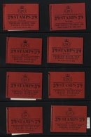1956 Feb-1957 Aug Range Of Wmk Edward Crown 3/9d Wilding Booklets (11 Different) From SG.G12/G21, Generally VF. (11) Cat - Altri & Non Classificati