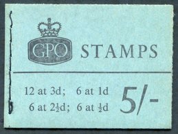 1962 Nov Wmk Crown Phosphor 5s Wilding Booklet, SG.H59p, ½d Pane Inverted, VF. (1) Cat. £250 - Other & Unclassified