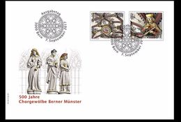 Switzerland 2017 - 500 Years Bern Cathedral Vaulted Ceiling FDC - Ongebruikt