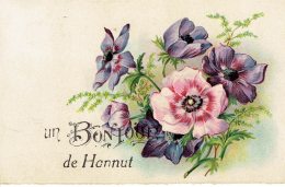 Un Bonjour D'hannut  Fleurs Anemones - Hannut