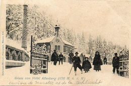 CPA - SCHLUCHT (68) - Aspect De La Ferme-Auberge-Hôtel ALTENBERG En Hiver 1902 - Huningue