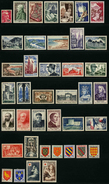 FRANCE - ANNEE COMPLETE 1954 - YT 968 à 1007 ** - 40 TIMBRES NEUFS ** - 1950-1959