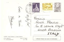 OLIMP HOTEL OLTENIA CART. X ITALY - Lettres & Documents