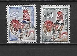 FRANCE 1331-1331A Oblitérés Rond - 1962-1965 Coq De Decaris