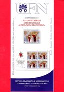 Nuovo - VATICANO - 2017 - Bollettino Ufficiale - 100 Anni Dell'Enciclica "Populorum Progressio"  - BF 15 - Covers & Documents