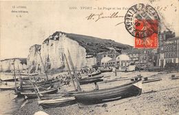 76-YPORT- LA PLAGE ET LES FALAISES - Yport