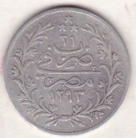 Empire Ottoman. 5 Qirsh AH 1293 Year 21. Abdul Hamid, En Argent. KM# 294 - Egitto