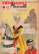 Fripounet Et Marisette N°9 Silence à Eclair Blanc - Faisons Connaissance Avec Les Charrues - Le Volley-Ball De 1958 - Fripounet