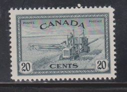 CANADA Scott # 271 Mint Never Hinged Combine Harvesting Wheat - Nuevos