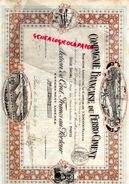 78 - BONNIERES SUR SEINE - COMPAGNIE FRANCAISE DU FERRO CIMENT- ACTION 100 FRANCS-1919- ME RECULLET NOTAIRE BEAUVAIS - Sonstige & Ohne Zuordnung