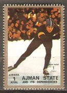 AJMAN   -    PATINAGE DE VITESSE      -    Oblitéré - Figure Skating