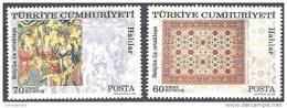 Türkiye 2005 Michel 3447 - 3448 Neuf ** Cote (2009) 2.50 Euro Tapisseries Emission Avec La Belgique - Nuevos