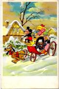 CPA Walt DISNEY Mickey Mouse Circulé Colorprint 54126-2 Donald - Other & Unclassified