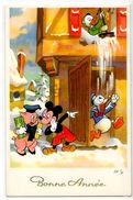 CPA Walt DISNEY Mickey Mouse écrite Colorprint 54254-3 Donald - Andere & Zonder Classificatie