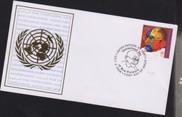 O) 2009 UNITED NATIONS- NEW YORK, MAHATMA GANDHI-INDU THINKER, INTERNATIONAL DAY OF NON VIOLENCE, FDC XF - Covers & Documents