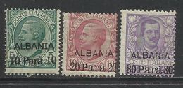 LEVANTE ALBANIA 1907 NUOVO VALORE SERIE COMPLETA COMPLETE SET MNH - Albania