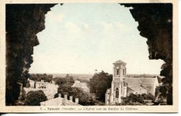 N°54924 -cpa Talmont -l'église Vue Du Donjon Du Château- - Talmont Saint Hilaire