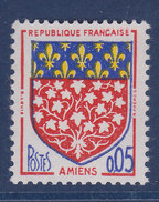 France, Petite Varieté,  Blason D'Amiens, N° 1352,rouge  Décalé Vers La Gauche ( 15039/13.6) - Telegraaf-en Telefoonzegels