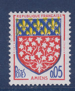 France, Petite Varieté,  Blason D'Amiens, N° 1352,bleu Marqué Et Jaune Déplacé ( 15039/14.1) - Telegraph And Telephone