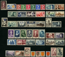 FRANCE - ANNEE COMPLETE 1955 - YT 1008 à 1049 ** - 46 TIMBRES NEUFS ** - 1950-1959